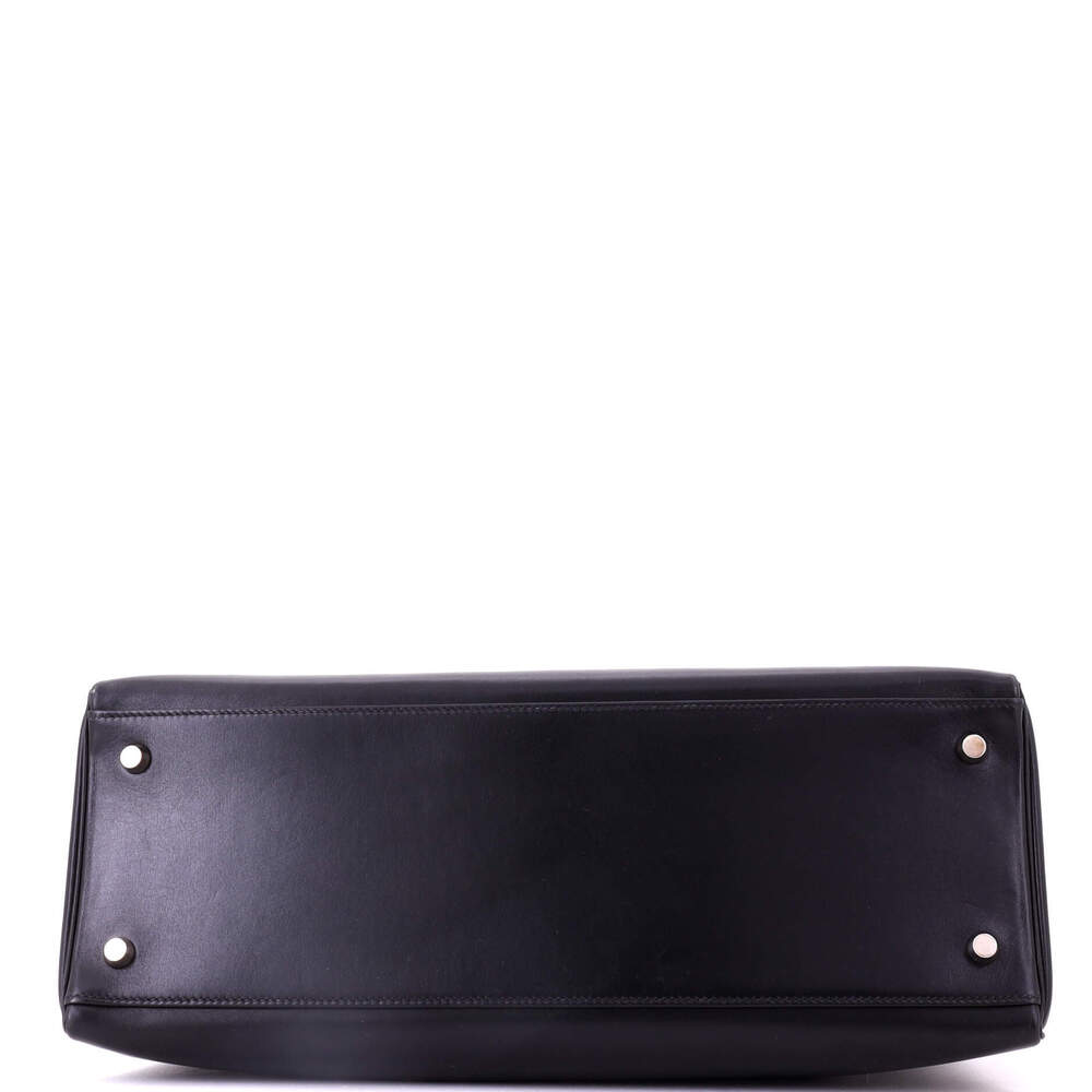 Hermes Kelly 35 Black Box Calf with Palladium Hardware - Picture 5 of 8